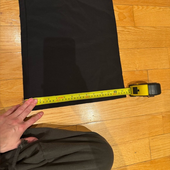 Alo Yoga High Waist Street Smart Trouser Black Nylon Pants - Picture 9 of 12